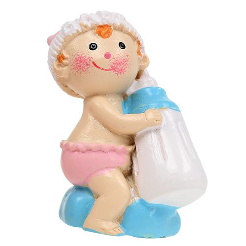 Prodotto Deco Figure Baby Blue, Pink 4,5cm 2 pezzi