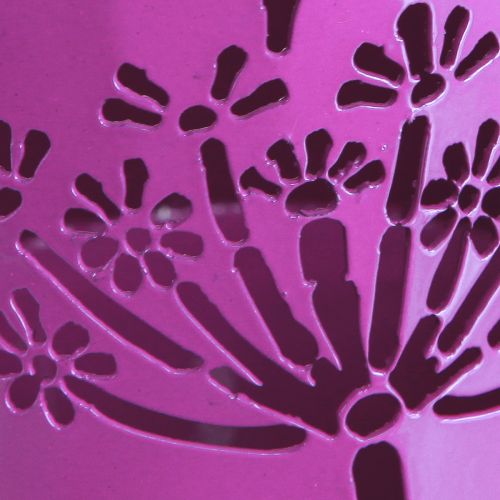 Prodotto Annaffiatoio decorativo brocca in metallo dente di leone viola H12cm 2 pezzi