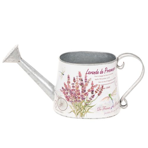 Annaffiatoio decorativo in metallo, color lavanda, design da giardino retrò, 30×11×14,5 cm | Floristik24.it