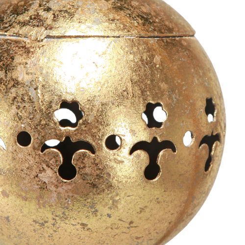 Prodotto Campana decorativa campana dorata da appendere decorazione in metallo naturale Ø14 cm