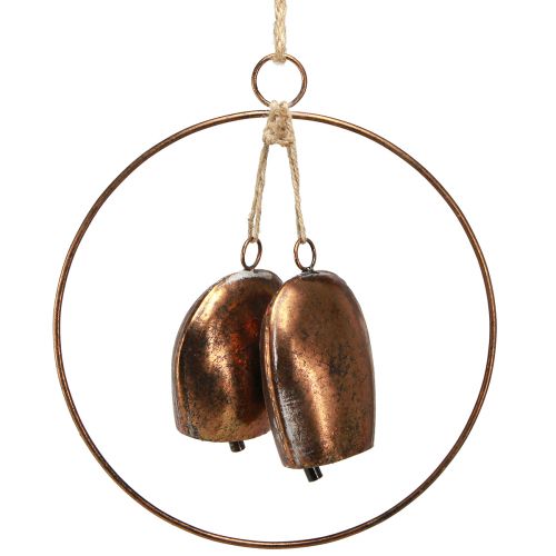 Prodotto Campane decorative in anello da appendere decorazione natalizia in bronzo Ø29 cm