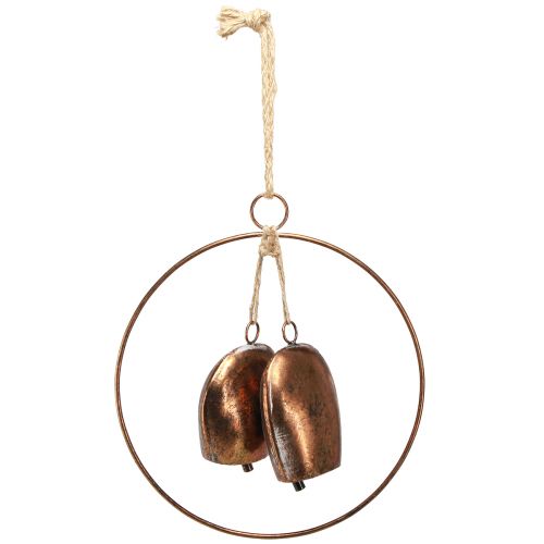 Prodotto Campane decorative in anello da appendere decorazione natalizia in bronzo Ø29 cm