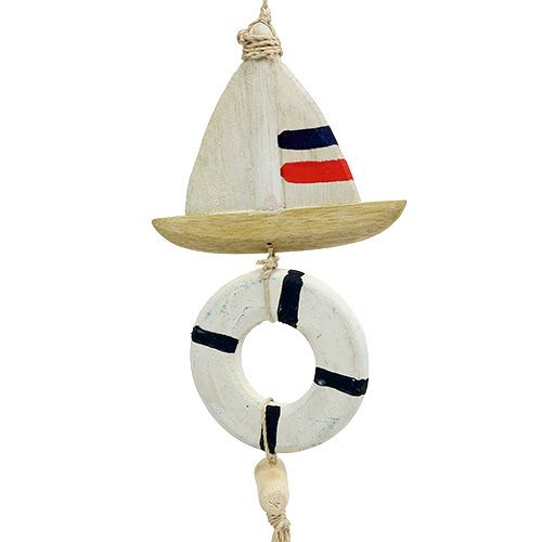 Floristik24 Portabiti decorativo, conchiglie L42cm