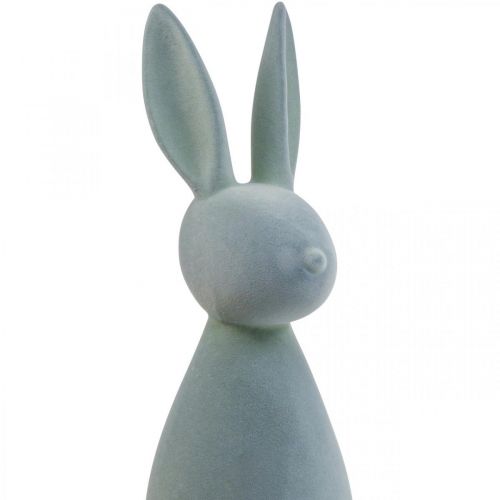 Prodotto Deco Bunny Coniglietto di Pasqua Deco Floccato Grigio-Verde H69cm