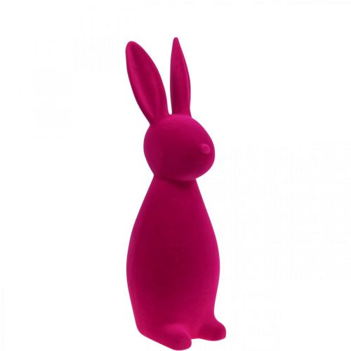 Floristik24 Coniglietto decorativo rosa Coniglietto pasquale decorativo – 2a scelta – floccato H47cm