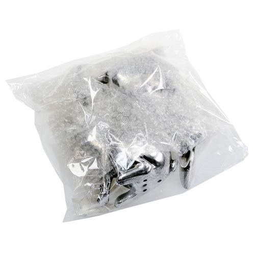 Floristik24 Coniglio decorativo argento 15 cm 2 pezzi