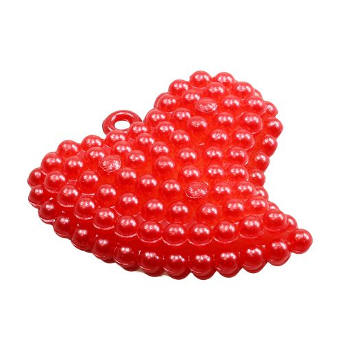 Prodotto Cuori decorativi rossi 3,5 cm 16 pz