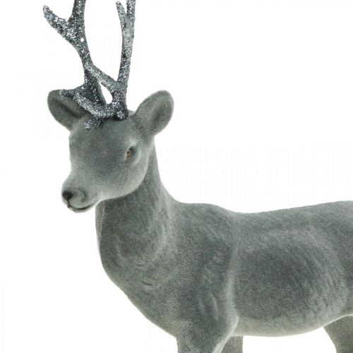 Prodotto Decorativo cervo figura decorativa renna decorativa antracite H28cm