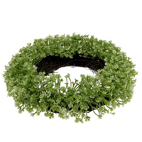 Ghirlanda decorativa verde Ø25cm