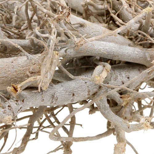 Floristik24 Ghirlanda decorativa naturale, grigia Ø40cm 1 pz