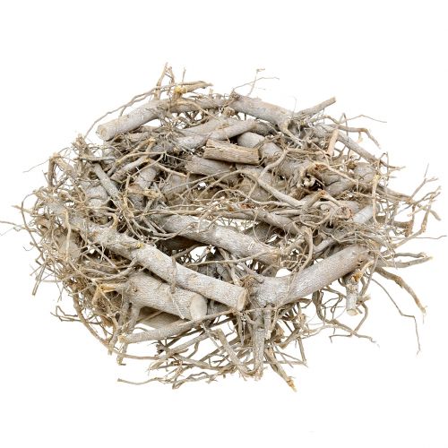 Floristik24 Ghirlanda decorativa naturale, grigia Ø40cm 1 pz