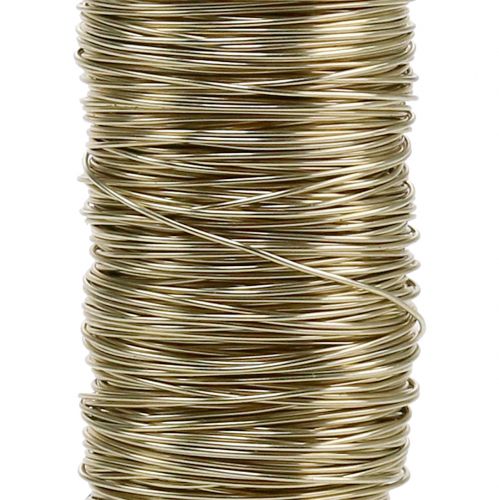 Floristik24 Filo Smaltato Deco Oro Ø0.50mm 50m 100g