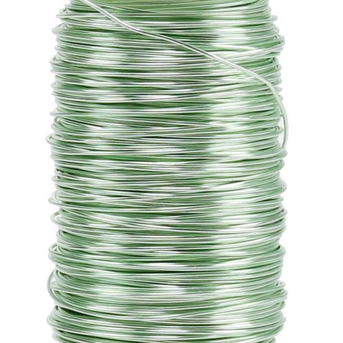 Prodotto Filo smaltato decorativo verde menta Ø0.50mm 50m 100g