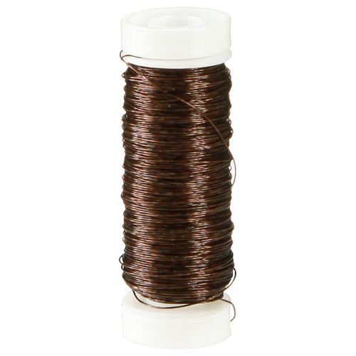 Filo smaltato decorativo Ø0.30mm 30g/50m marrone