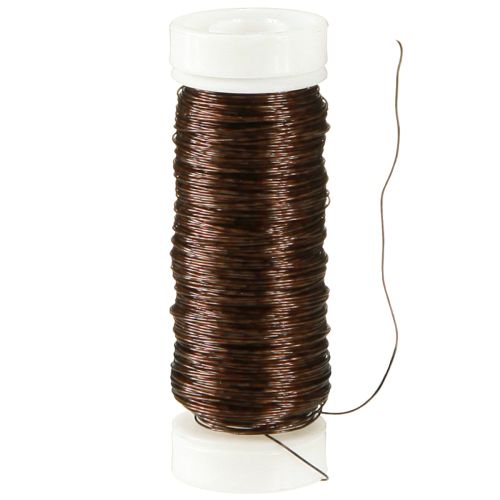 Prodotto Filo smaltato decorativo Ø0.30mm 30g/50m marrone