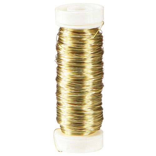 Floristik24 Filo smaltato decorativo Ø0.30mm 30g/50m oro