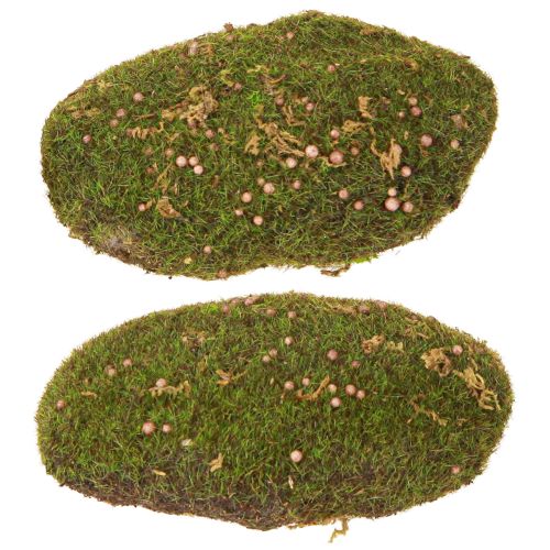 Muschio decorativo muschio artificiale muschio spugna palla di muschio 14cm 2pz