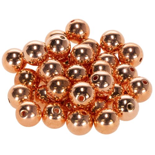 Prodotto Perline decorative rame metallizzato 14mm 35 pz