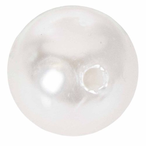 Perline decorative bianche Ø20mm 12 pz | Floristik24.it