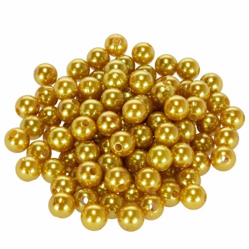 Perline decorative Ø10mm oro 115 pz acquistare | Floristik24.it