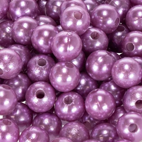 Perline decorative Ø10mm viola 115 pz | Floristik24.it
