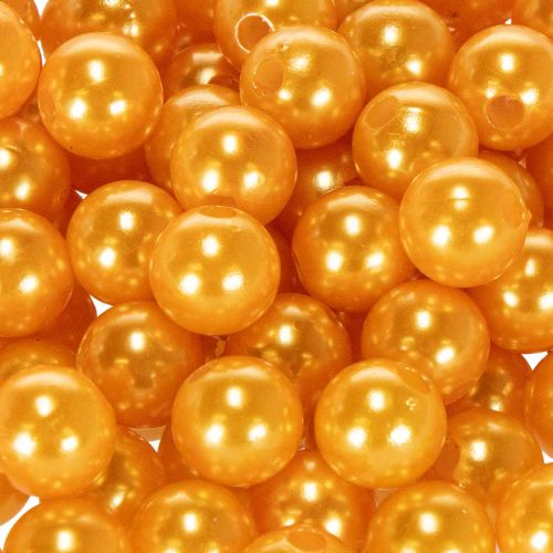 Perline decorative Ø10mm arancio 115 pz | Floristik24.it
