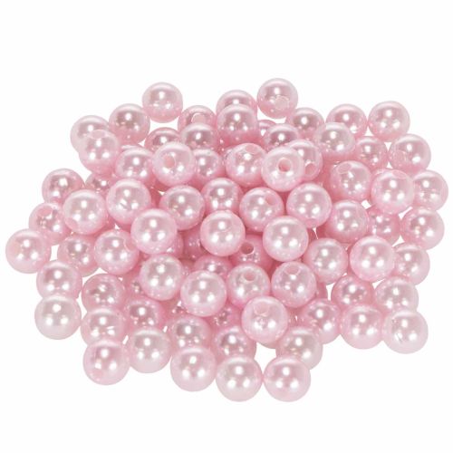 Perline decorative Ø10mm rosa 115 pz