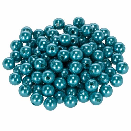 Perline decorative Ø10mm turchese 115 pezzi acquistare | Floristik24.it