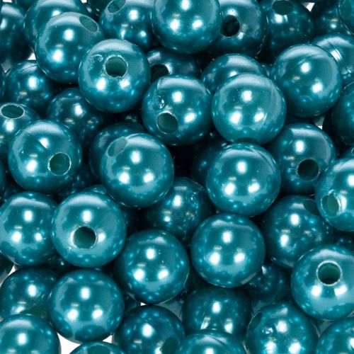 Perline decorative Ø10mm turchese 115 pezzi | Floristik24.it