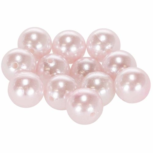 Perline decorative Ø2cm rosa 12 pz