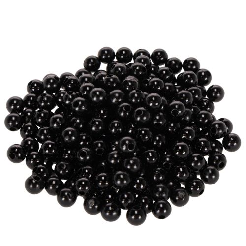 Perline decorative Ø8mm nere, 250 pezzi