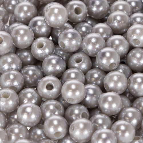 Perline decorative Ø8mm argento 250 pezzi | Floristik24.it