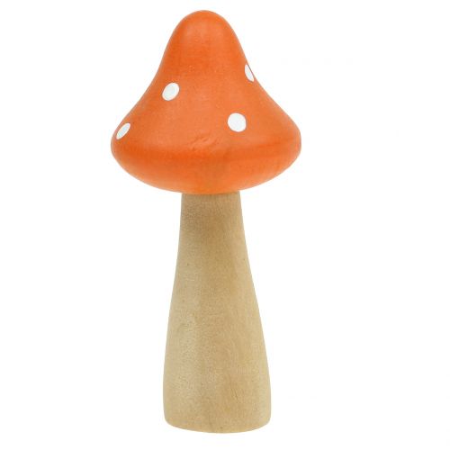 Floristik24 Funghi decorativi rosso, arancione 5,5 cm 12 pezzi