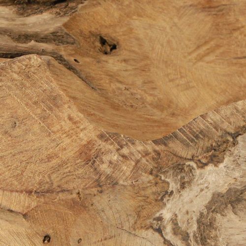Prodotto Ciotola decorativa in legno teak naturale marittimo 46x14x7cm