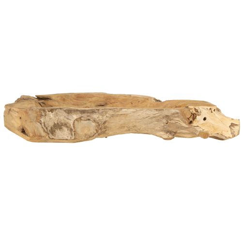 Prodotto Ciotola decorativa in legno teak naturale marittimo 46x14x7cm