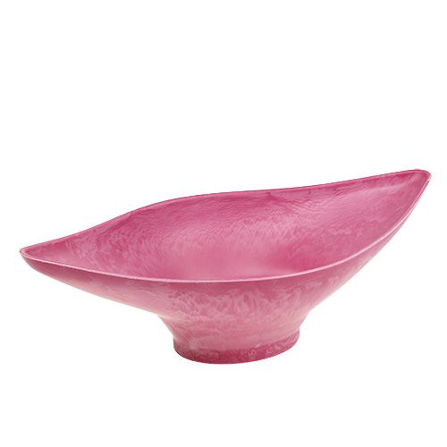 Floristik24 Ciotola Deco Rosa 34cm x 17,5cm H10cm, 1pz