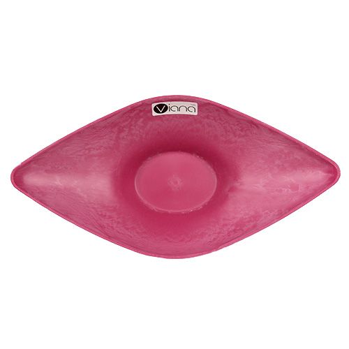 Floristik24 Ciotola Deco Rosa 34cm x 17,5cm H10cm, 1pz