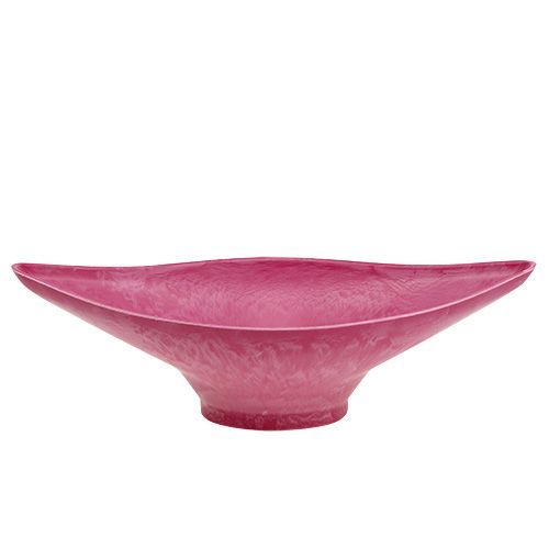 Floristik24 Ciotola Deco Rosa 34cm x 17,5cm H10cm, 1pz