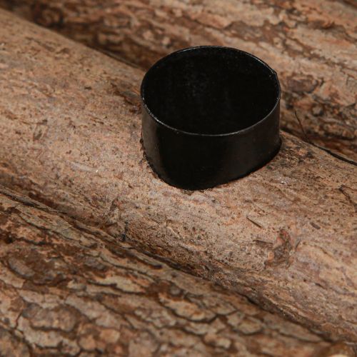 Prodotto Slitta decorativa in corteccia di legno 4 portacandele 40×12,5 cm