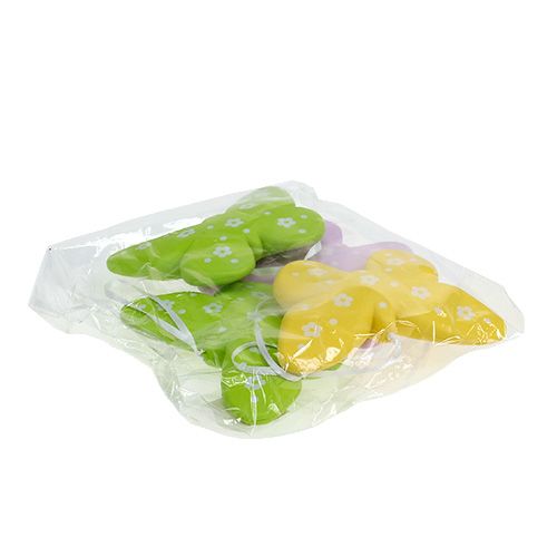 Floristik24 Farfalle decorative multicolori 11,5 cm 5 pezzi