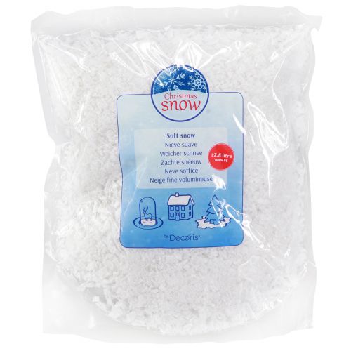 Prodotto Fiocchi di neve decorativi bianchi decorazione invernale bianca 2,8 l