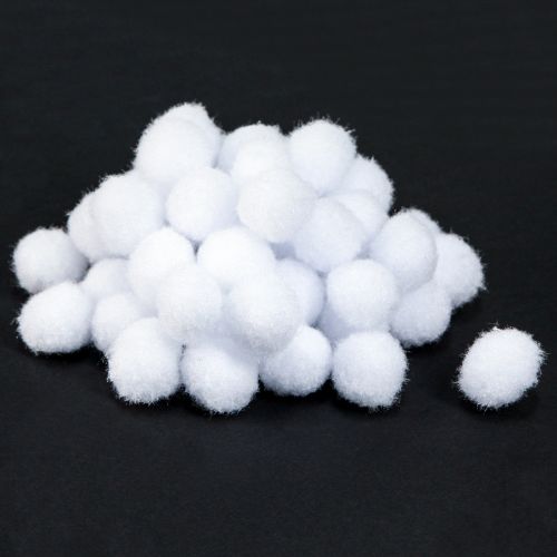 Prodotto Palle di neve decorative Mini Ø2 cm Palle di neve bianche 400 pezzi 4 sacchetti