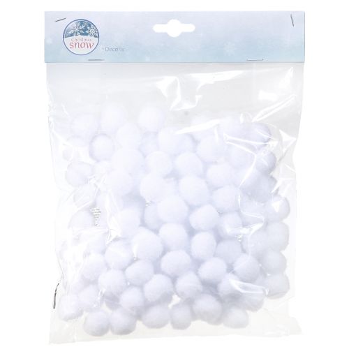 Prodotto Palle di neve decorative Mini Ø2 cm Palle di neve bianche 400 pezzi 4 sacchetti