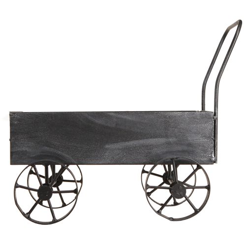 Prodotto Fioriera decorativa per carriola in metallo antracite L30 cm