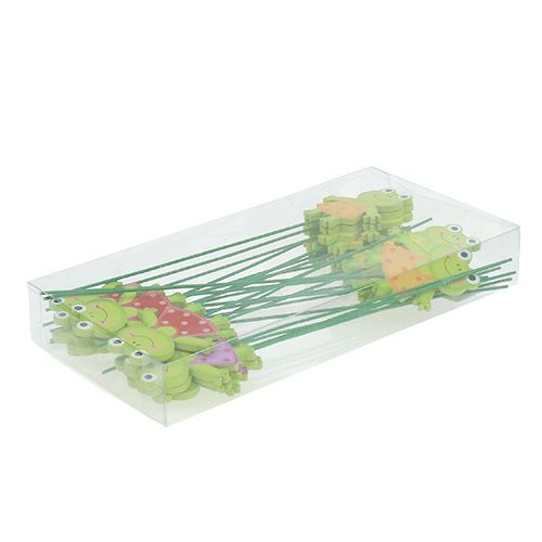 Floristik24 Tappo decorativo rana 7cm 24 pezzi