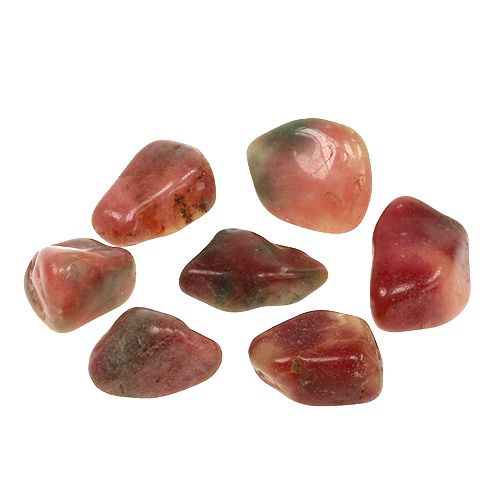 Pietre decorative rosa-crema lucide 4cm - 6cm 1kg