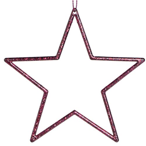 Prodotto Stelle decorative Decorazioni per l'albero di Natale Berry Glitter Ø12cm 12 pz