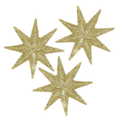 Stelle decorative dorate Ø5cm 20 pz