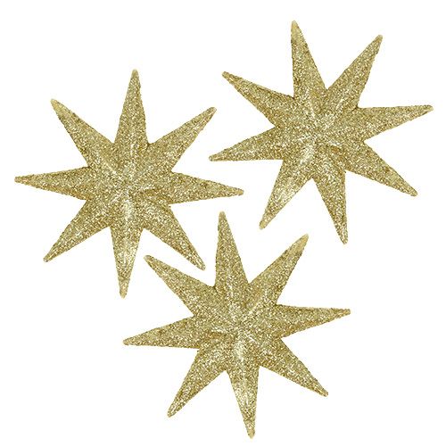 Floristik24 Stelle decorative oro Ø5cm 20 pezzi