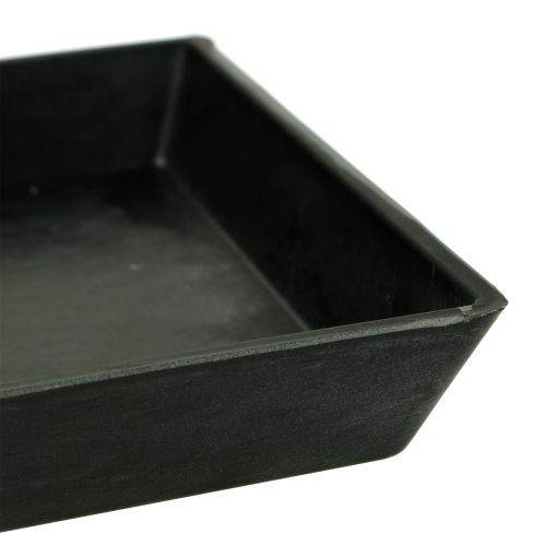 Floristik24 Vassoio decorativo antracite 43 cm x 12 cm